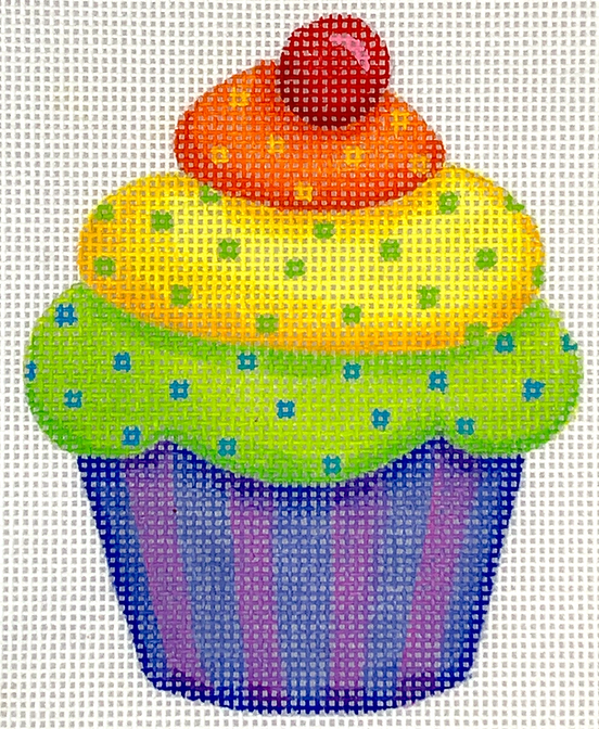 Mini Sweet Treat – Rainbow Cupcake w/ Cherry