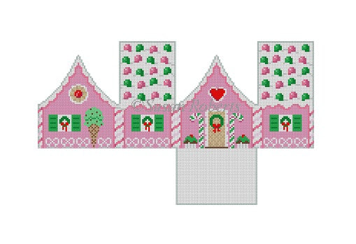 Gum Drops, Peppermint - 3D Gingerbread House