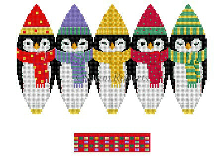 Penguin Huddle - 3D Hot Air Balloon