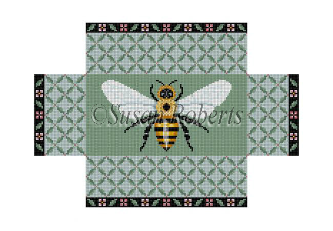 Leaf Trellis Bee - Brick Cover