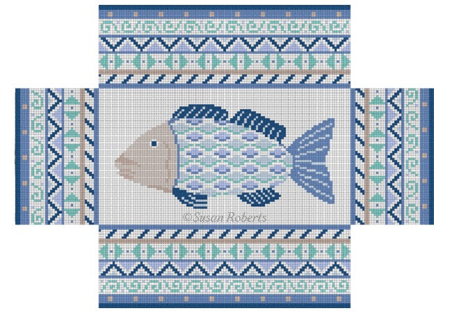 Geo Fish - Brick Cover