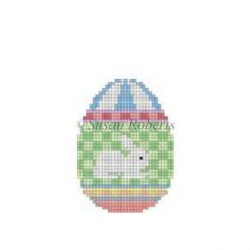 Bunny on Checkers - Mini Egg