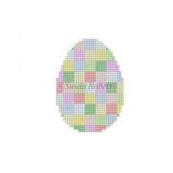 Pastel Checkers - Mini Egg