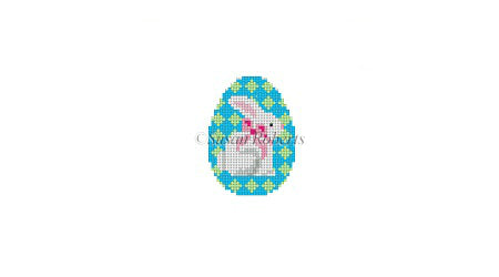 Pink Bow Rabbit - Mini Egg