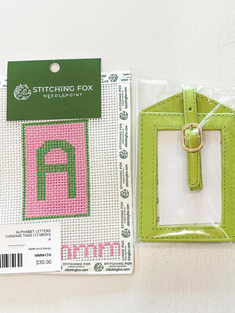 Alphabet Luggage Tag · Letter A
