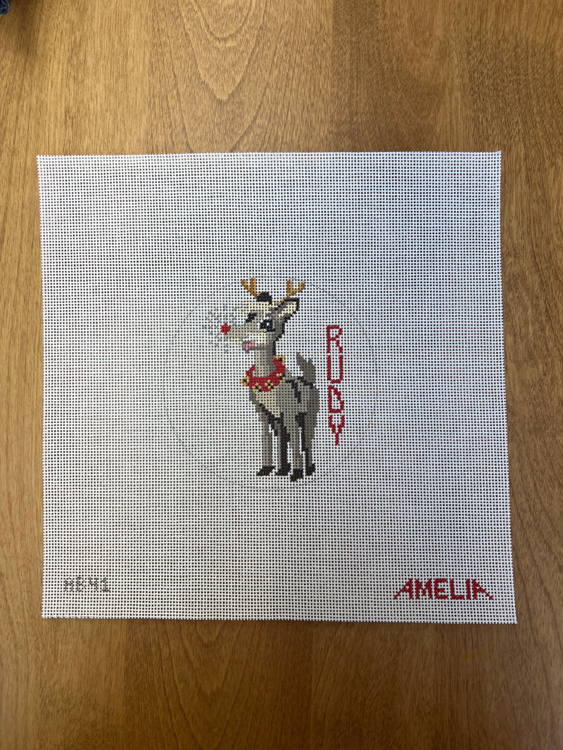 Amelia Bond ·  Reindeer Series-Rudy Ornament