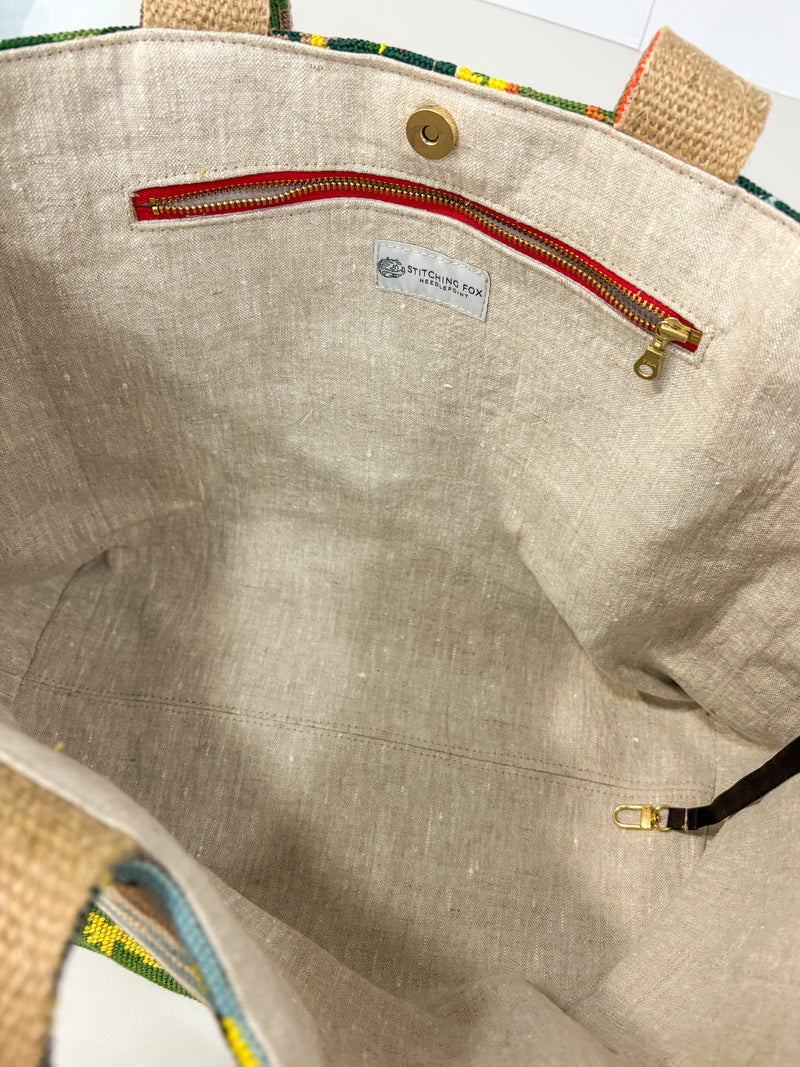 The Hunt Tote - Bespoke Needlepoint Bag Collection