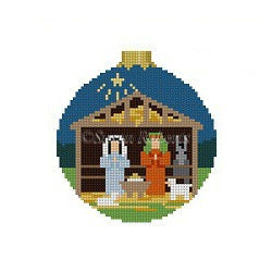 Stable - 3" Round Ornament