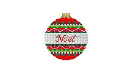 Noel - 3" Round Ornament