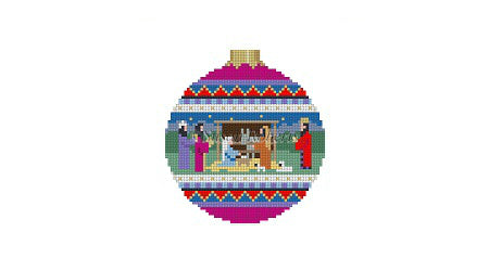 Nativity - 3" Round Ornament