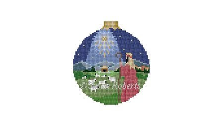 Nativity Shepherd - 3" Round Ornament