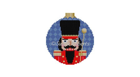 Band Major, nutcracker - 3" Round Ornament