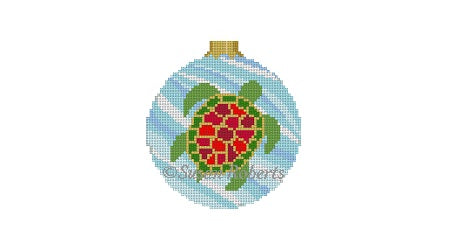 Turtle 3 - 3" Round Ornament