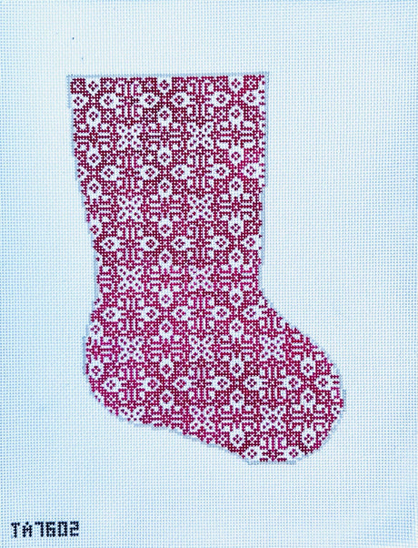 Southwestern Midsize Stocking - Red