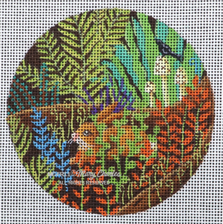 Folk Art Rounds: Hidden Rabbit