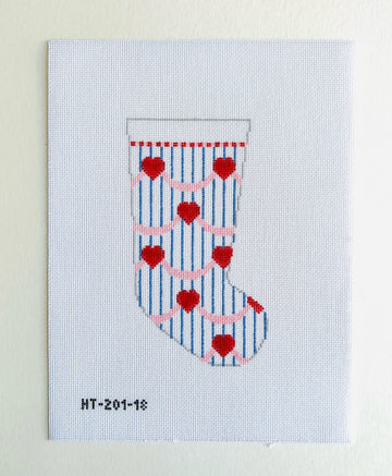 Hearts Stocking (18 mesh)