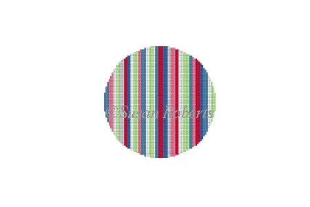 Candy Stripe, 4" round