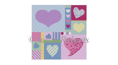 Patchwork Hearts