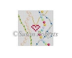 Dangling Jewels, 3" x 3"