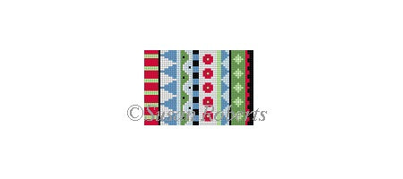 Bold Bands, insert 3" x 2"