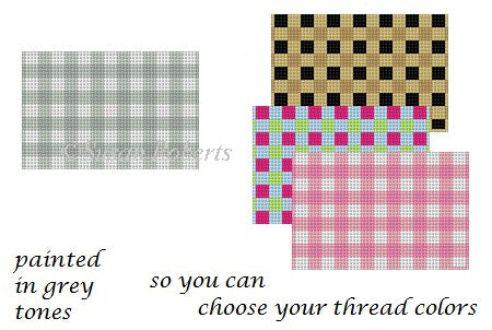 Color Pick Gingham 3" x 2" insert