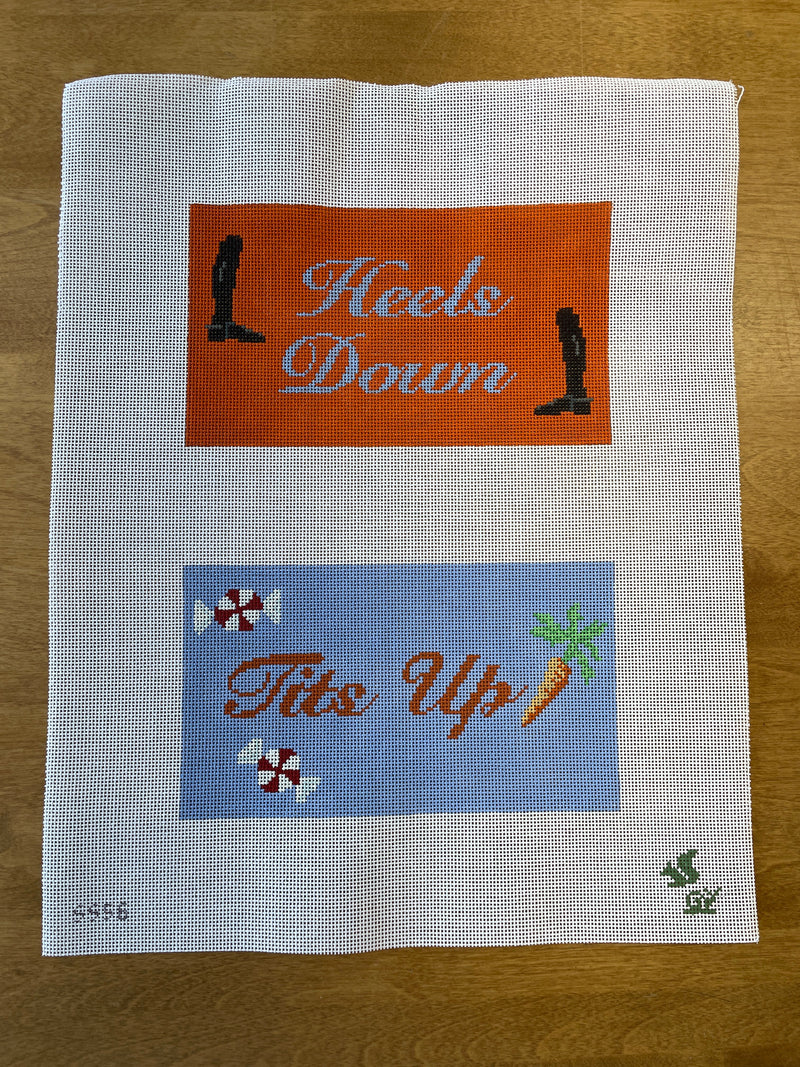 The Squirrel & The Snail ·  Heels Down, Tits Up Eyeglass Case (Equestrian)