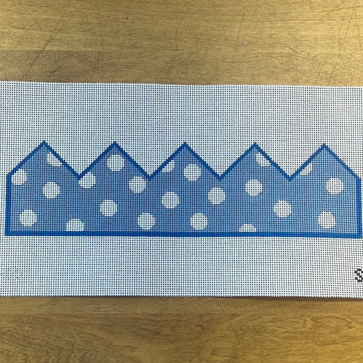 Maddie Sweet ·  Birthday Crown-Blue Dots