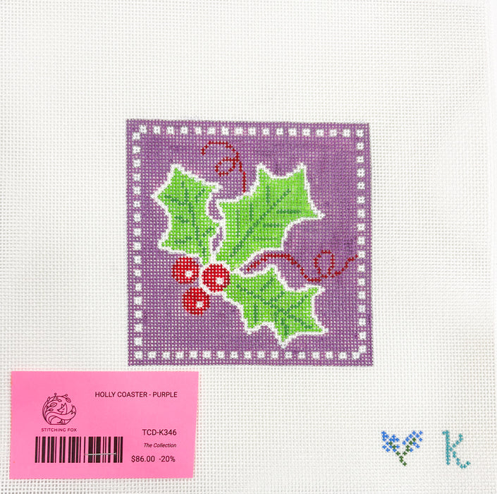 Holly Coaster - Purple