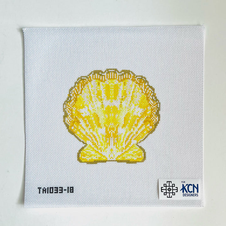 Scallop Ornament - Yellow