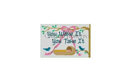 You Wake, You Take - Sign