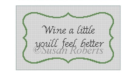 Wine A Little - Sign