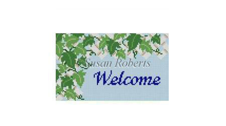 "Welcome"  Ivy Trellis - Sign