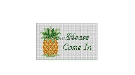 Pineapple, "Please Come In" - Sign