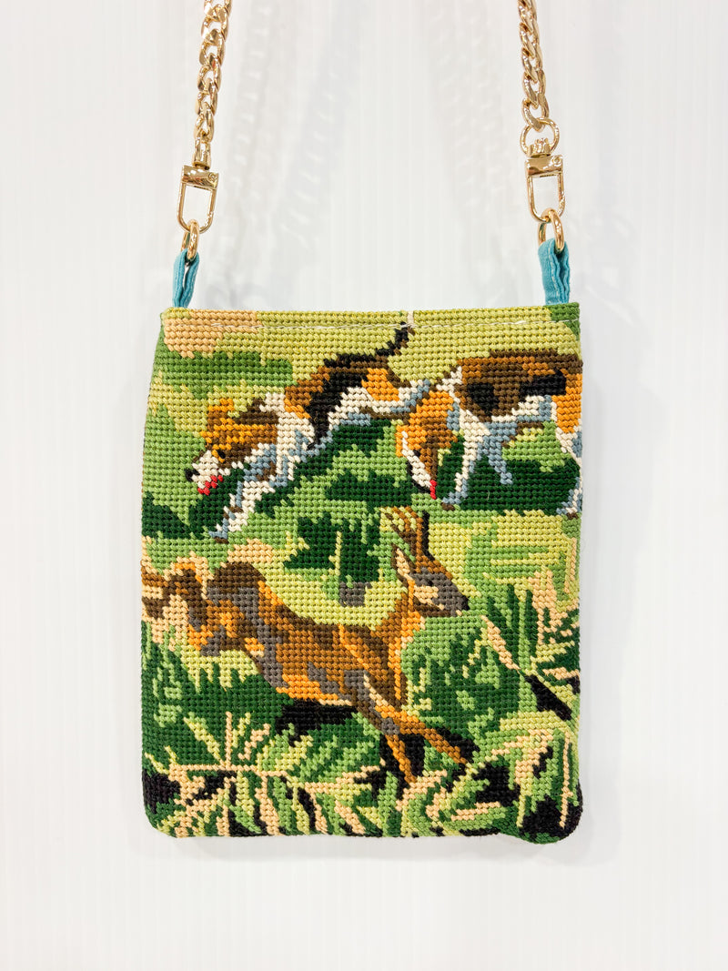 Petite Equestrian Crossbody - Bespoke Needlepoint Bag Collection