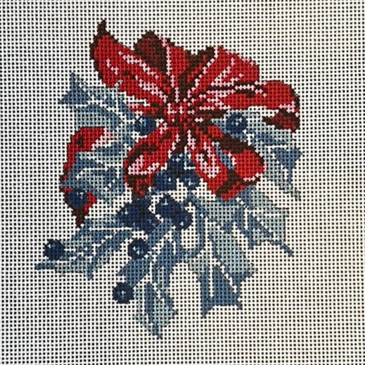 Kate Woodward ·  Blue Holly with Red Bow