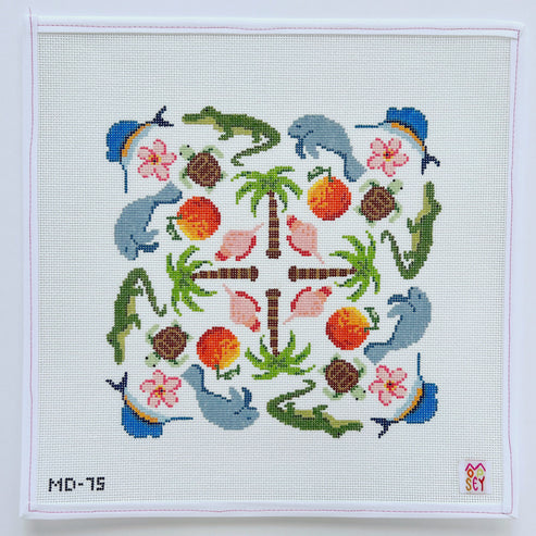 Florida Flora & Fawna Mandala