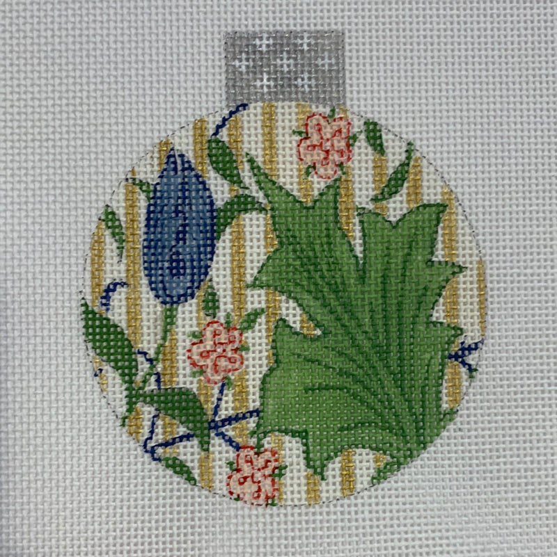 Wm's Blue Tulips Reflection Bauble