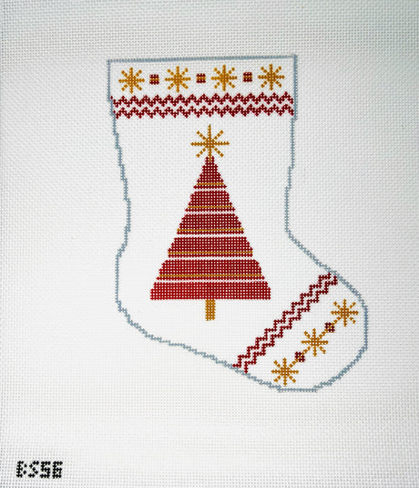 Brightly Shining Tree - Ornament Sized Stocking