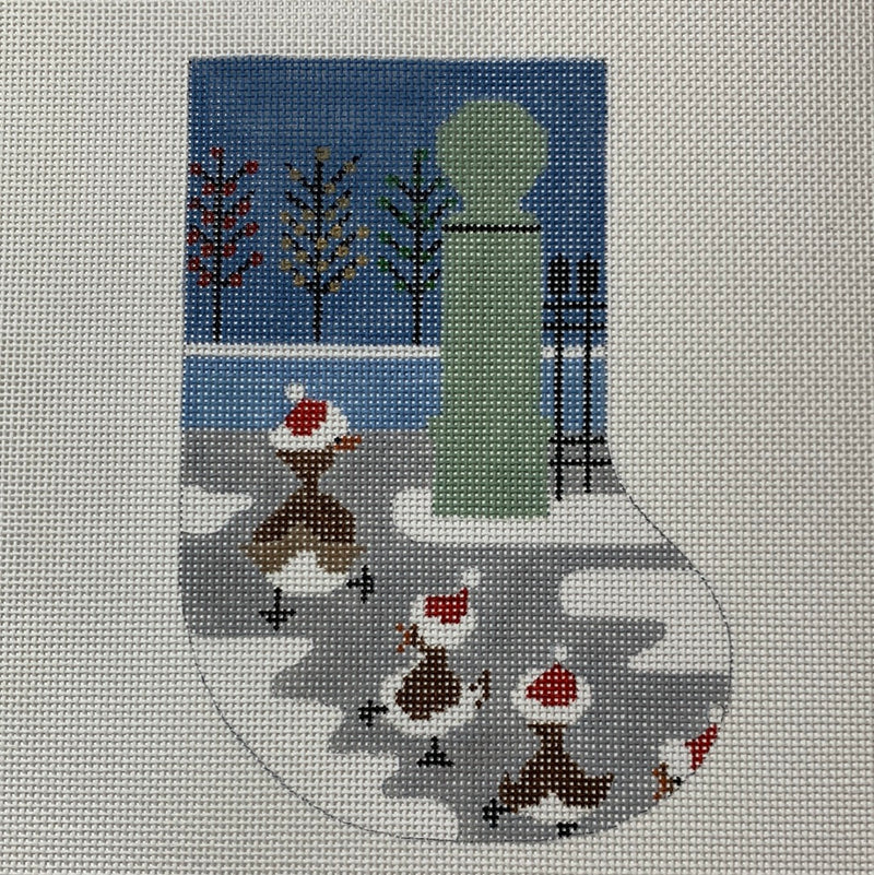 Mini Stocking - Mama Duck & Ducklings