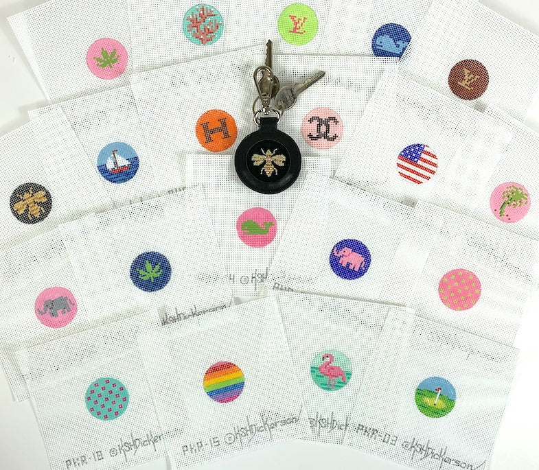 Insert 1.25" Round · Planet Earth Key Ring