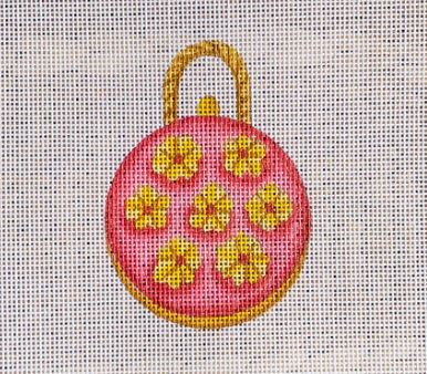 Round bag with Daisies