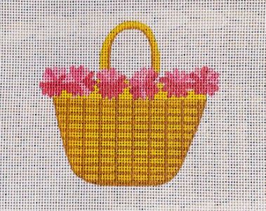 Tote Bag with Daisies