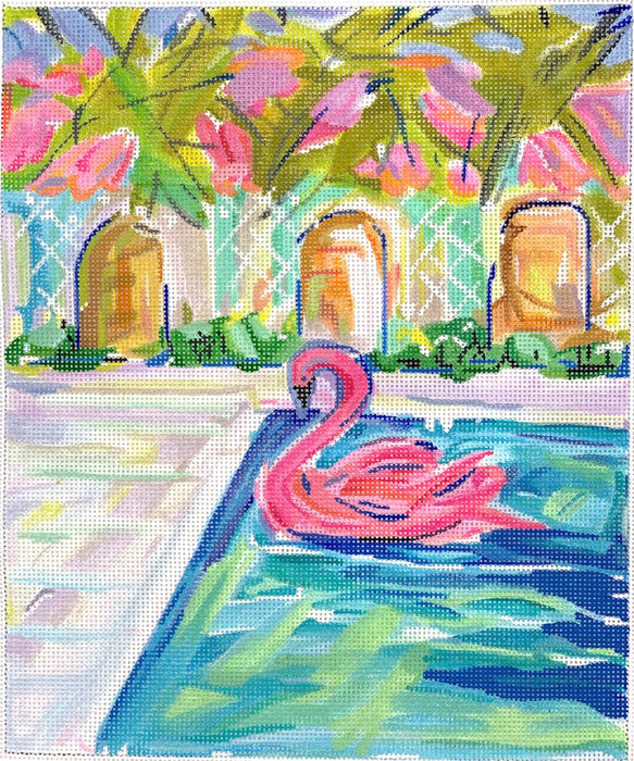 Maren Devine – Flamingo in Pool