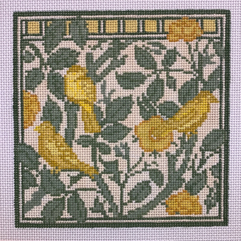 Wm's Yellow Bird Eyeglasses Case