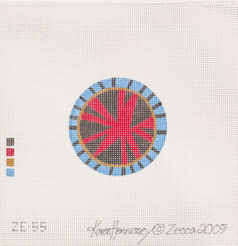 Burst circle canvas (18m)