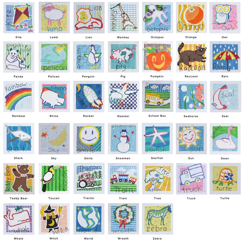 8" Alphabet Drawings