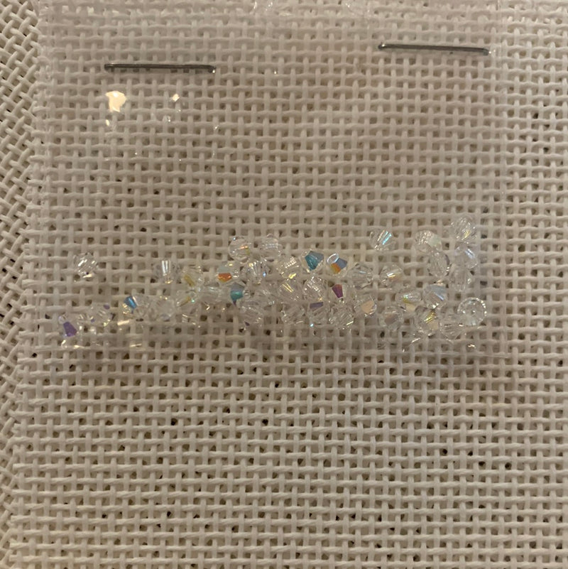 Crystals for Silver Poinsettia Star