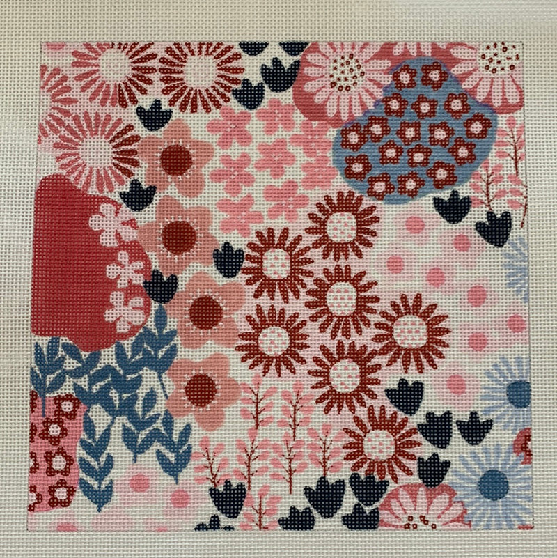 Florals - Pink & Blue