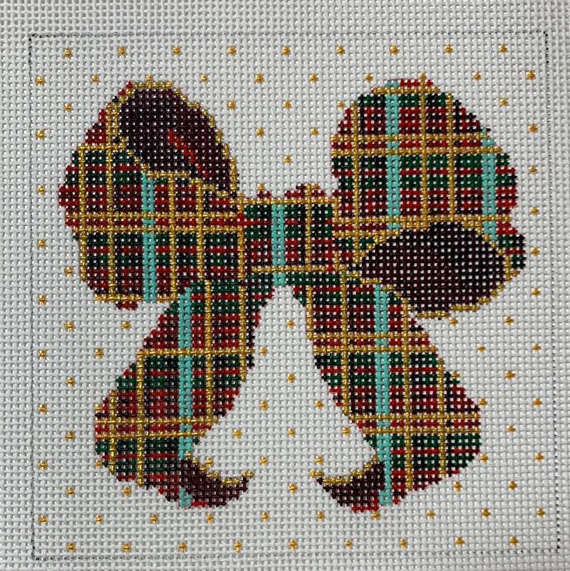 Bow - Christmas Plaid 5"