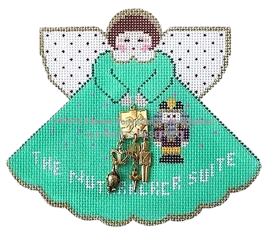 Angel with charms: Nutracker Suite (green)
